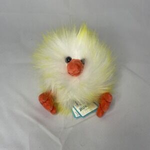 Jellycat Yellow & White Crazy Chick Plush New With Tags 6"